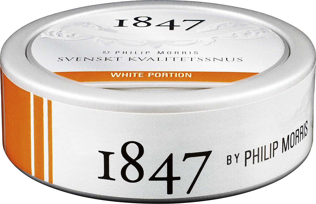 The new 1847 White Portion by Philip Morris...made by Swedish Match