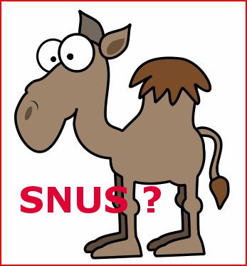 Editorial Cartoon:  This is NOT the official Camel SNUS Logo. 