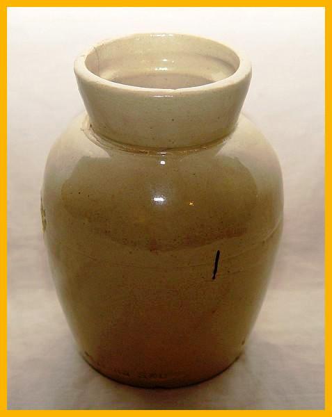 Early Weyman Copenhagen Jar:  NOT designed for your back pocket