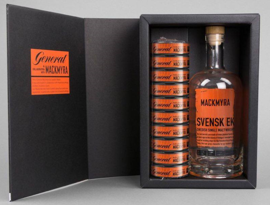 The General Mackmyra snus plus whisky gift box.  Perfect!