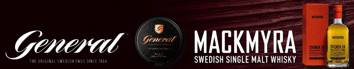 General Snus and Mackmyra Whisky create General Mackmyra Whisky Snus