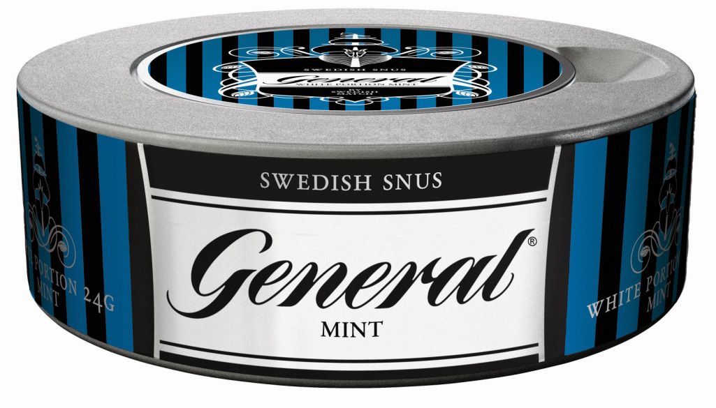 General Mint White Portion Snus