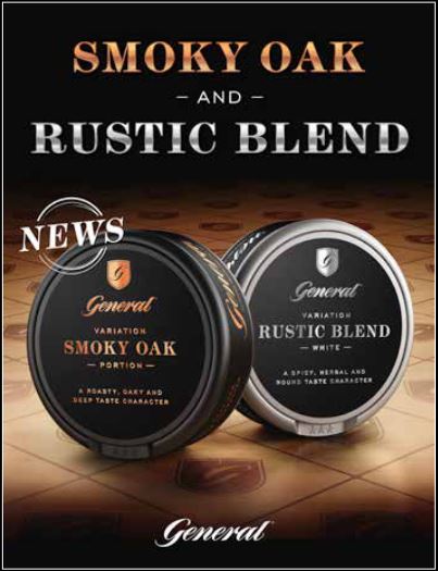 General Snus Variation Series - Smoky Oak and Rustic Blend