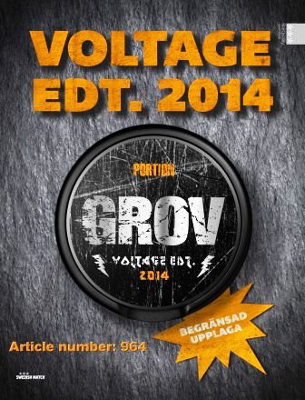 Grov Voltage Ltd Edition Snus 2014