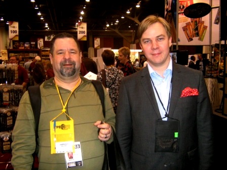 Left: Yea, its me.  Right:  Jespar Svensson of Imperial Tobacco's skruf Snus AB