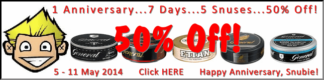 The SnusCentral.com Snus Shop - ALWAYS fresh snus, ALWAYS shipped very fast, ALWAYS low snus prices!