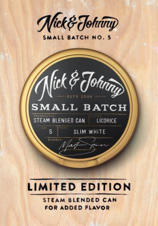 N&J Small Batch Licorice Slim Portion Snus