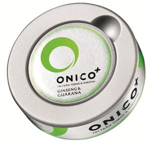 Onico+ Ginseng Tobacco free, nicotine free snus
