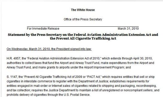 PACT-White-House-Press-Release