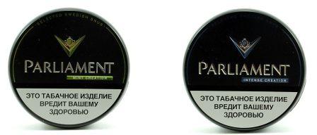 Parliament Mint Creation Snus in the Russian market can