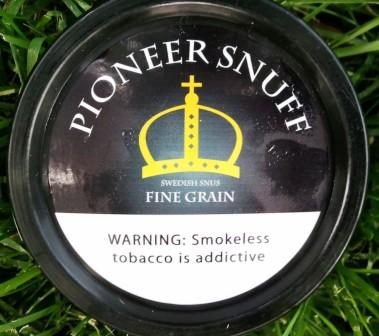 Pioneer Snuff; Swedish snus made in Laos with US warning labels