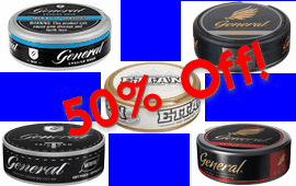 ALL Skruf brand Snus On Sale until 10 Apr 2014 at SnusCentral.com!