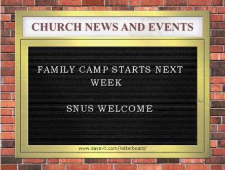 We could hardly wait for Snus Camp!