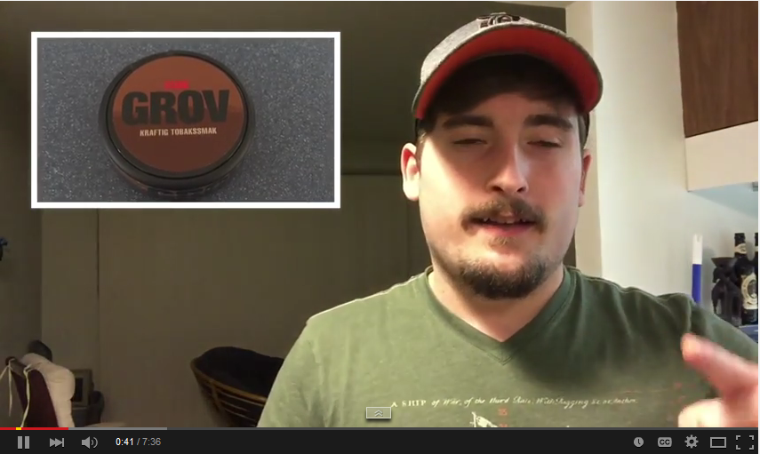 Video Snus Review of Grov Strong Portion Snus