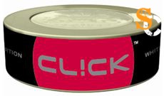 Click White Portion Snus; Great Snus; Ugly Can Graphics