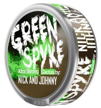 Buy Nick and Johnny Green Spyke Xtra Strong portion snus at the SnusCentral.com Jedi Snus Shop