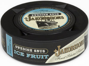 Jakobsson's Ice Fruit snus! Click here to get it at the SnusCENTRAL Snus Shop!