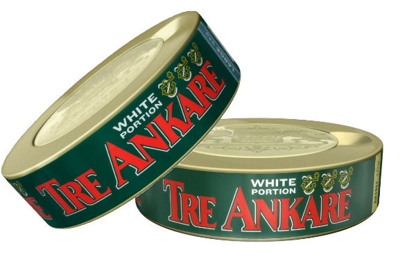 Tre Ankare regular and mini White portion snus! Available at the SnusCENTRAL Snus Store!