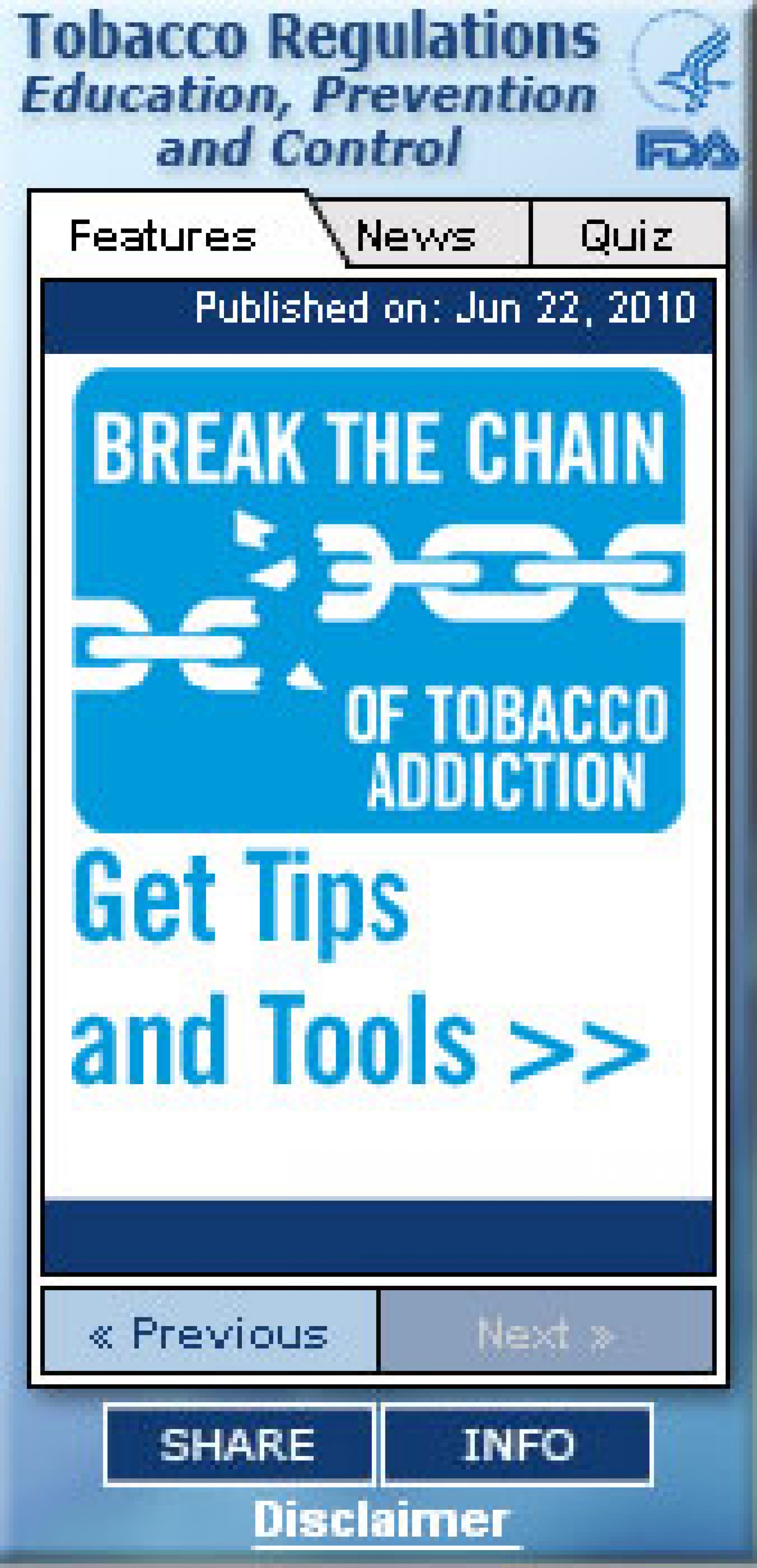 The Latest FDA Propoganda on Tobacco