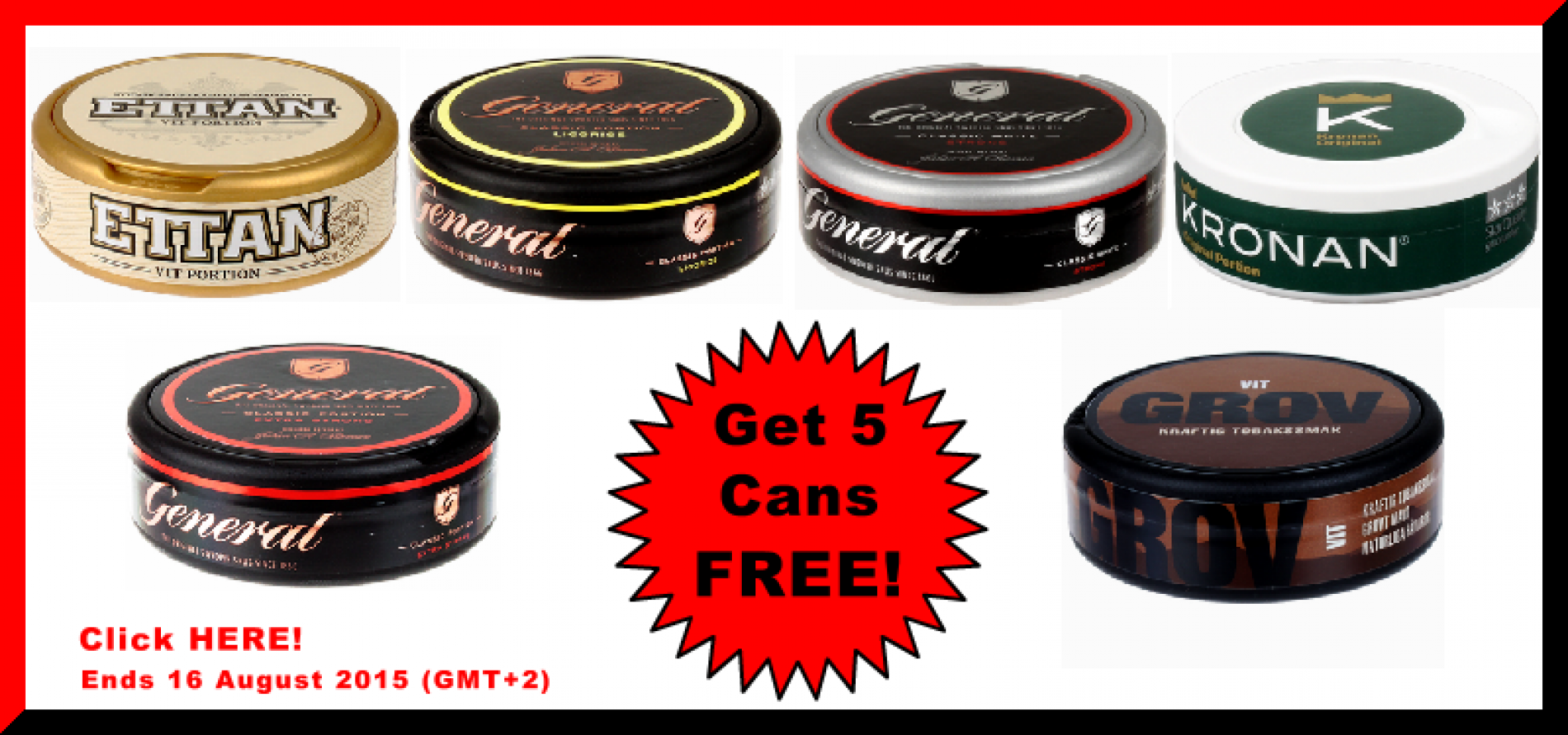 General Variation Series Snus is history, Snus Sale, and Snus News