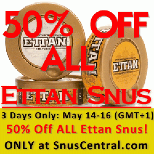 The Ettan Snus Event: 50% OFF!