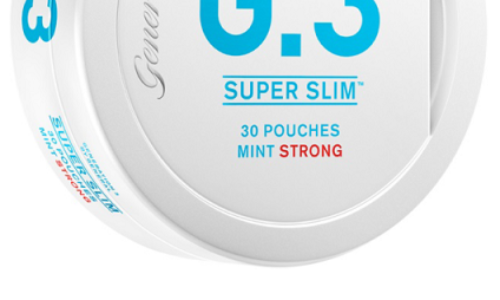 NEW SNUS: General G.3 Super Slim Strong Mint Portion Snus