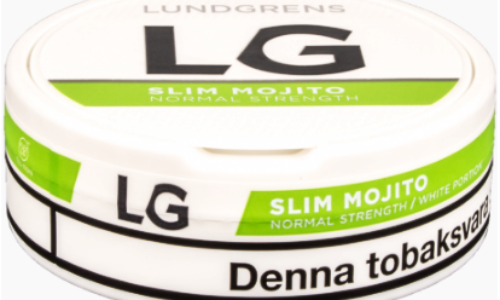 Review of a great snus:  Lundgrens Slim White Mojito Portion Snus