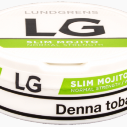 Review of a great snus:  Lundgrens Slim White Mojito Portion Snus