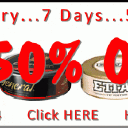 50% OFF Snus Sale at SnusCentral.com!
