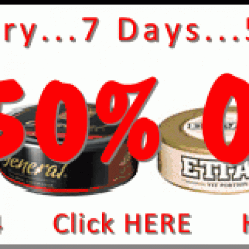 50% OFF Snus Sale!