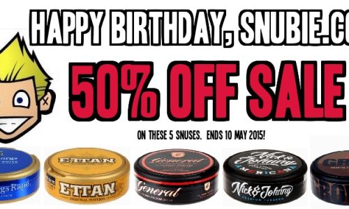 Snus News, Reviews, and Snus Sales for Week 19