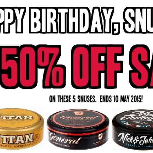 Snus News, Reviews, and Snus Sales for Week 19