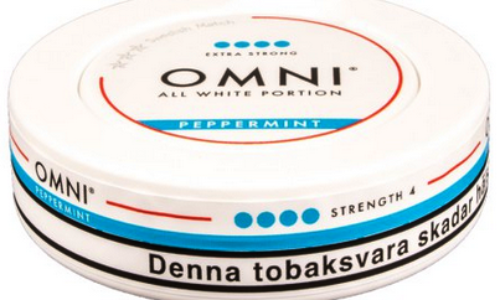 Snus Review:  OMNI All White Peppermint Portion