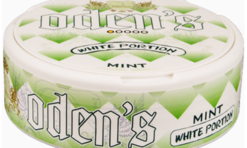 Say Goodbye to menthol cigarettes with Odens Mint White Portion Snus!