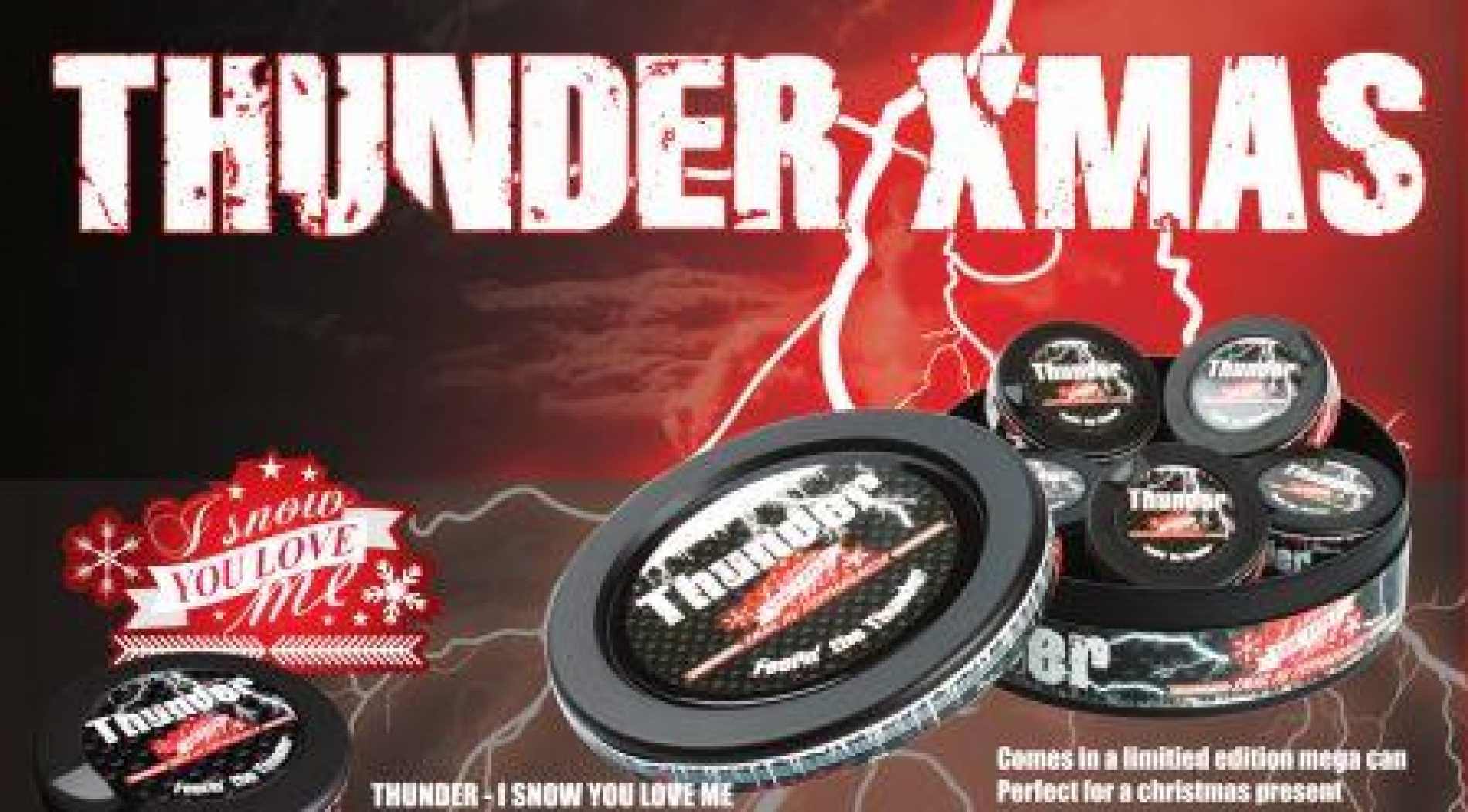 Thunder XMAS Snus Review: two snuses; two different tastes