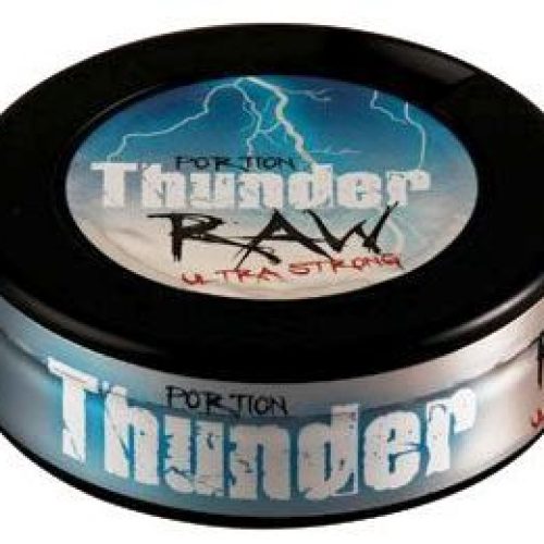 Beyond Extra Strong: Thunder RAW Frosted Ultra Strong Snus