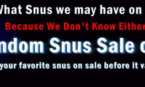 A Christmas Message from SnusCentral
