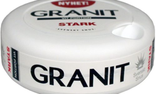 Granit Stark White portion snus by Fiedler & Lundgren, reviewing F&L’s newest strong snus!