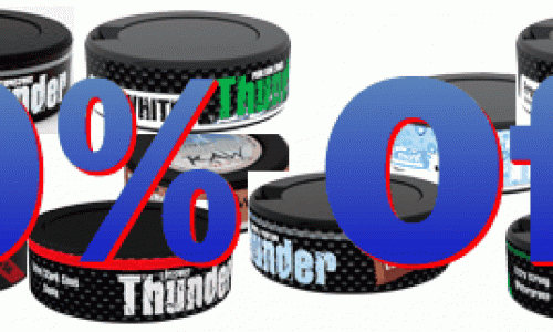 3 Days Only: FREE Snus and 50% Off ALL Thunder Snus!