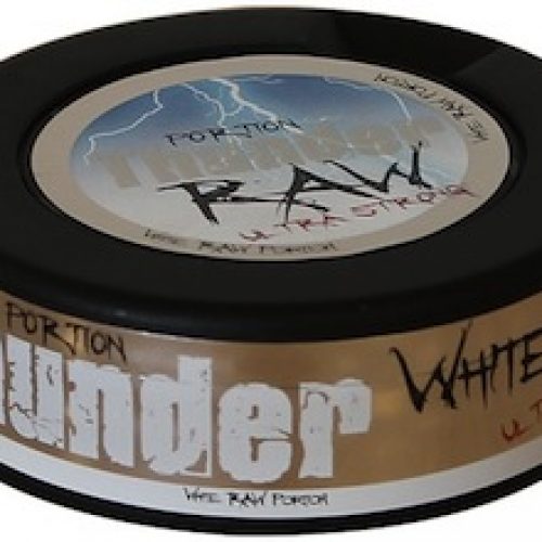 Thunder White Frosted Ultra Strong (RAW) Portion Snus:  Reviewing V2 Tobacco’s Strongest White Portion Snus