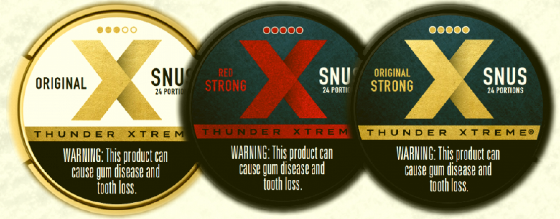 Thunder Xtreme Snus brand Discontinued