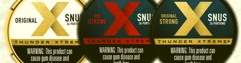 Thunder Xtreme Snus brand Discontinued